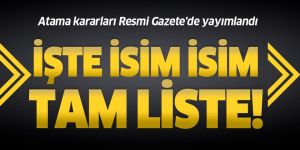 HSK'nın atama kararları Resmi Gazete'de yayımlandı! İşte isim isim tam liste