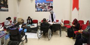 Devlet korumasındaki engelli kadınlar sanat ve sporla hayata tutunuyor