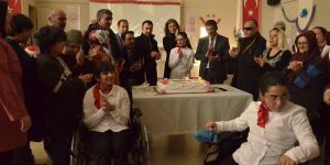 Engelliler doyasıya eğlendi