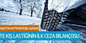Kış lastiği takmayan 1742 araca ceza yağdı