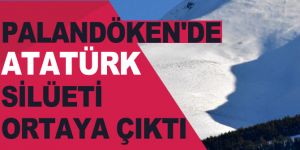 ATATÜRK silüeti Erzurum'da ortaya çıktı!