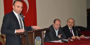 Erzurum Emniyet Derneği’nde Melik Kaya güven tazeledi