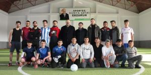 Aziziye’de Gençlerin Futbol Turnuvası