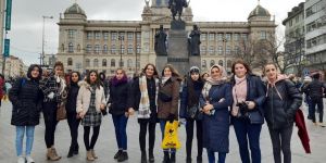 Oltulu öğrenciler Viyana’da staj gördü
