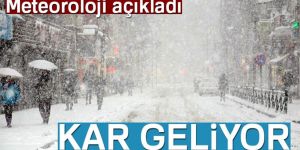 Kar geliyor!