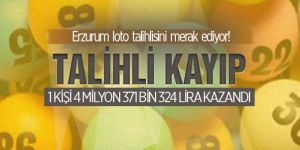 Erzurum Loto Talihlisini Merak Ediyor