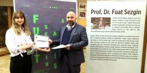 Prof. Dr. Fuat Sezgin sergisi AÜ'de açıldı