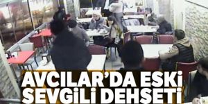Eski sevgilisinin yanında başka bir erkek görünce dehşet saçtı