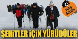 Sarıkamış şehitleri için yürüdüler