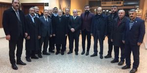 Aşkale Cumhur ittifakından Recep Akdağ'a ziyaret