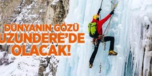 Uzundere'de buz festivali vakti