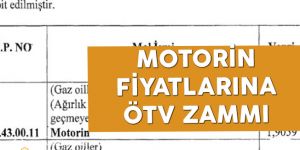 Resmi Gazete'de yayımlandı! Motorinde ÖTV artışı