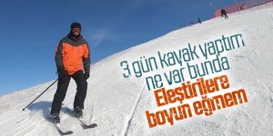 İmamoğlu: Üç gün boyunca kayak yaptım