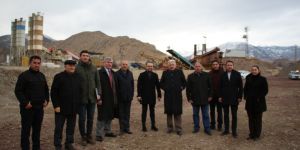 Oltu Belediyesi Kilit Parke Taşı tesisi kuruyor