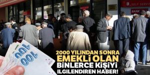 2000 yılı sonrası için emeklilik intibakı nihayet TBMM'de