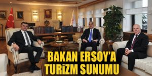 Bakan Ersoy'a Erzurum ile ilgili turizm sunumu