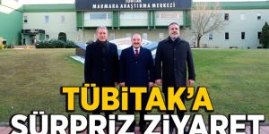 Hulusi Akar, Mustafa Varank ve Hakan Fidan'dan TÜBİTAK'a ziyaret
