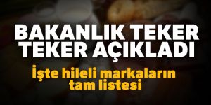 İşte 74 firmaya ait hileli ürünler...