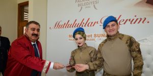 Askeri üniformayı giydiler, mutluluğa ‘evet’ dediler