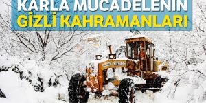 Karla mücadelenin kahramanları 2 ayda binlerce kilometre yol açtı