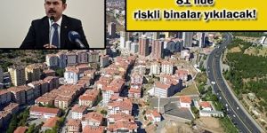81 ilde riskli binalar yıkılacak