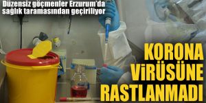 Düzensiz göçmenler sağlık taramasından geçiriliyor