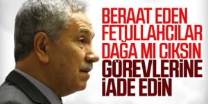 Bülent Arınç'tan KHK'lılar çıkışı