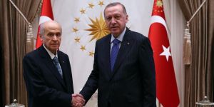 Erdoğan ile Bahçeli Külliye'de bir araya geldi