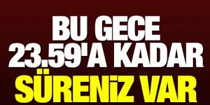 Gelir vergisi beyannamesinde süre bugün doluyor