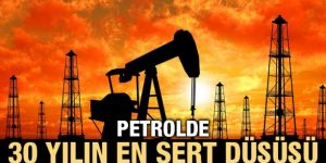 Petrolde sert düşüş!