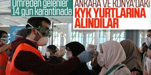 Ankara ve Konya'da karantinada