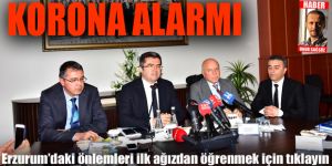 Erzurum'da "koronavirüs" tedbirleri ele alındı