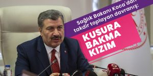 Fahrettin Koca'dan takdir toplayan davranış: Kusura bakma kızım