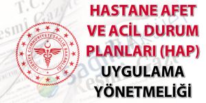 Afet ve Acil Durum Planları yürürlüğe girdi