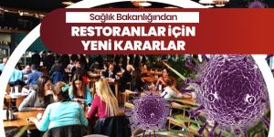Sağlık Bakanlığı'ndan restoranlar için son dakika 'bir metre' kararı