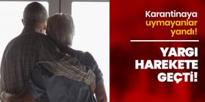 14 gün kuralına uymayan çifte ev hapsi verildi!