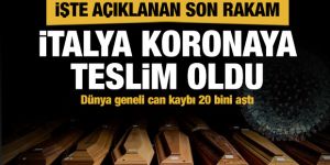 Korona virüsten can kaybı 20 bini aştı