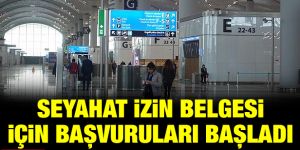 Havalimanı'nda iç hat yolcularının seyahat izin belgesi için başvuruları başladı