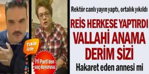 Rektör canlı yayın yaptı, ortalık yıkıldı... Reis herkese yaptırdı, vallahi anama derim sizi