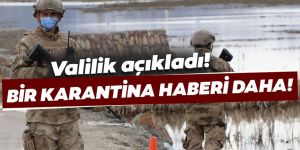 Ordu'da bir mahalleye koronavirüs karantinası!