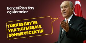 Bahçeli'den flaş açıklama: Türkeş Bey'in yaktığı meşale sönmeyecektir