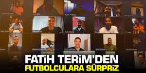 Fatih Terim futbolcularla video konferans düzenledi