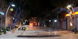Bodrum sokakları karanlıktan kurtuldu