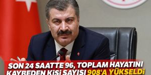 Bakan Koca: Bugün 96 vatandaşımız hayatını kaybetti