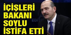 İçişleri Bakanı Soylu: Onurla yürüttüğüm İçişleri Bakanlığı görevimden ayrılıyorum