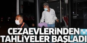 Erzurum'da mahkumlar tahliye olmaya başladı