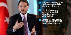 Bakan Albayrak'tan koronavirüse karşı verilen desteklerle ilgili açıklama