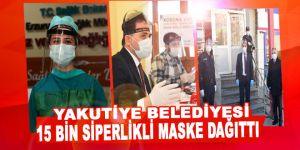 Yakutiye Belediyesi 15 bin siperlikli maske dağıttı