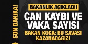 Türkiye'deki koronavirüs vaka ve ölü sayısında son durum