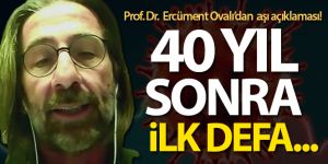 Prof. Dr. Ovalı: '40 yıl sonra ilk defa bir aşıyı ürettik ve test aşamasına kadar getirdik'